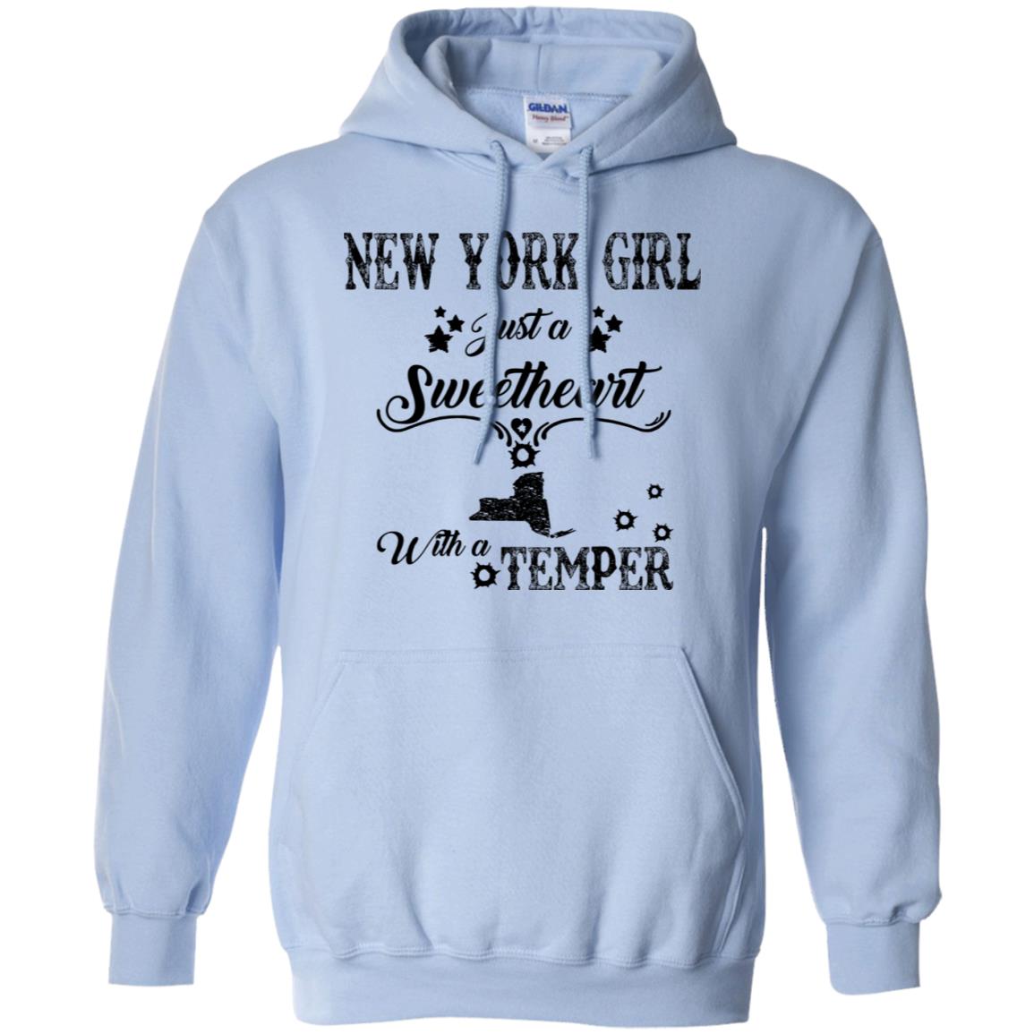 New York Girl Just Sweetheart With A Temper T-Shirt - T-shirt Teezalo