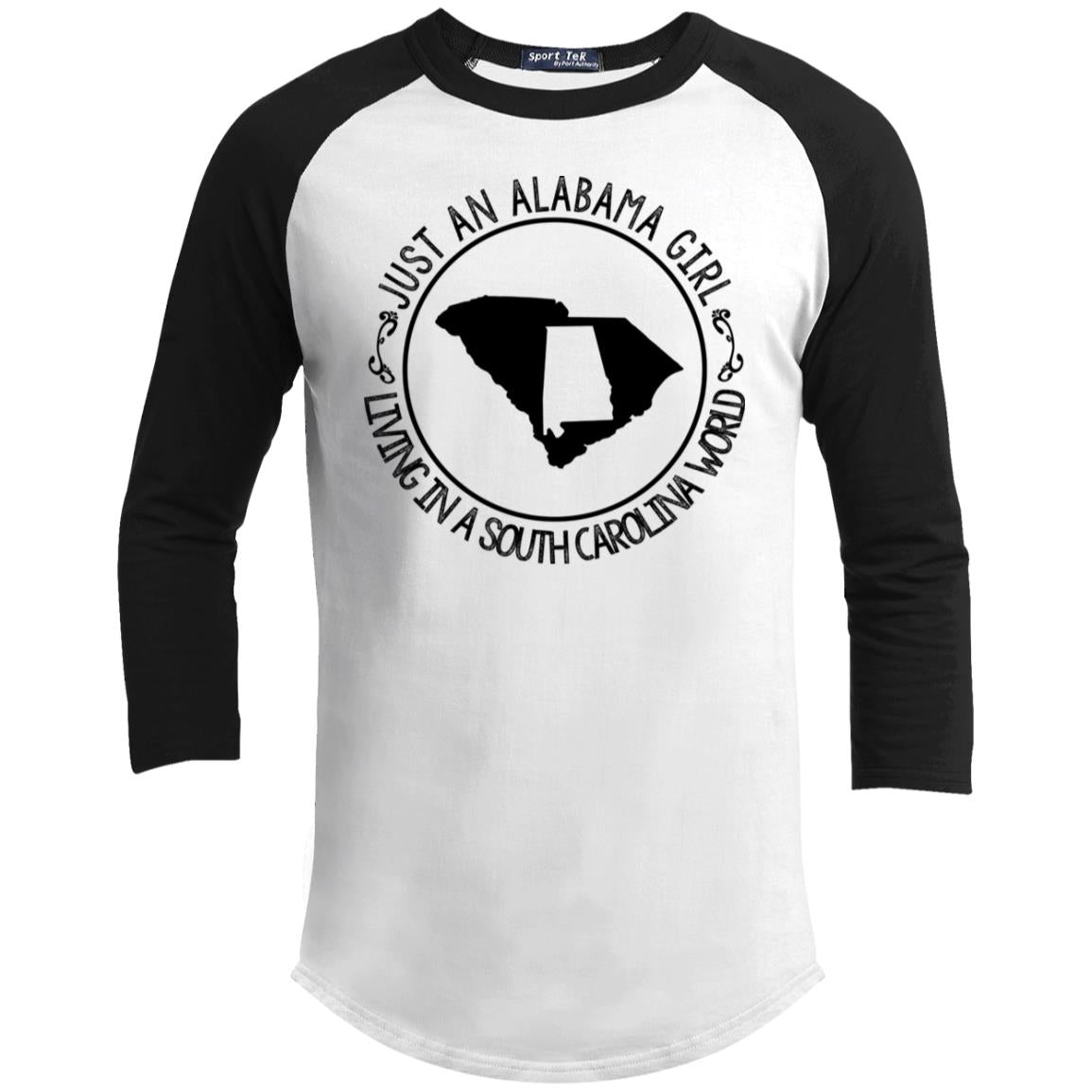 Alabama Girl Living In South Carolina World T-Shirt - T-shirt Teezalo