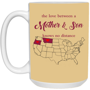 Montana Oregon The Love Mother And Son Mug - Mug Teezalo