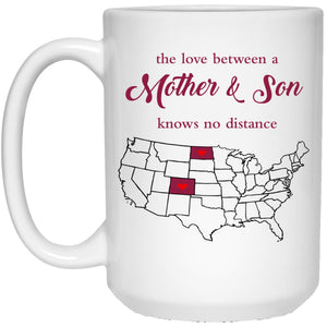 Colorado North Dakota The Love Between Mother And Son Mug - Mug Teezalo