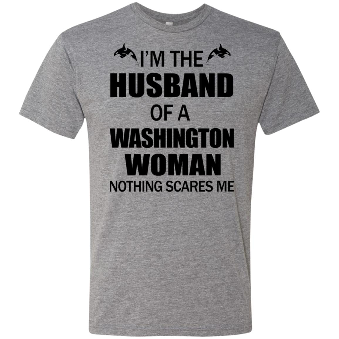 I'm The Husband Of A Washington Woman T-Shirt - T-shirt Teezalo