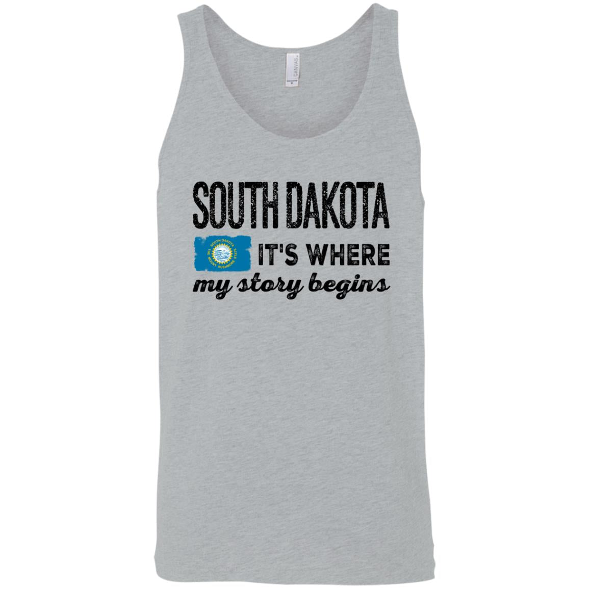 South Dakota It's Where My Story Begins Hoodie - Hoodie Teezalo