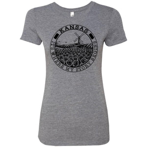 Kansas It's Where My Story Begins T-Shirt - T-shirt Teezalo