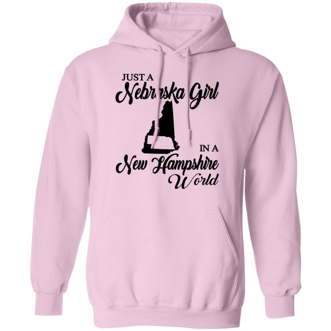 Just A Nebraska Girl In A New Hampshire World T-Shirt - T-shirt Teezalo