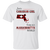 Just A Canadian Girl Living In A Massachusetts World T-Shirt - T-shirt Teezalo