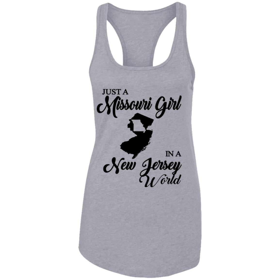 Just A Missouri Girl In A New Jersey World T-Shirt - T-shirt Teezalo