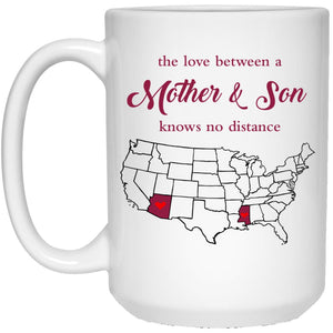 Arizona Mississippi The Love Between Mother And Son Mug - Mug Teezalo
