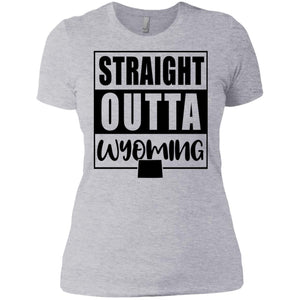 Straight Outta Wyoming  T-Shirt - T-shirt Teezalo