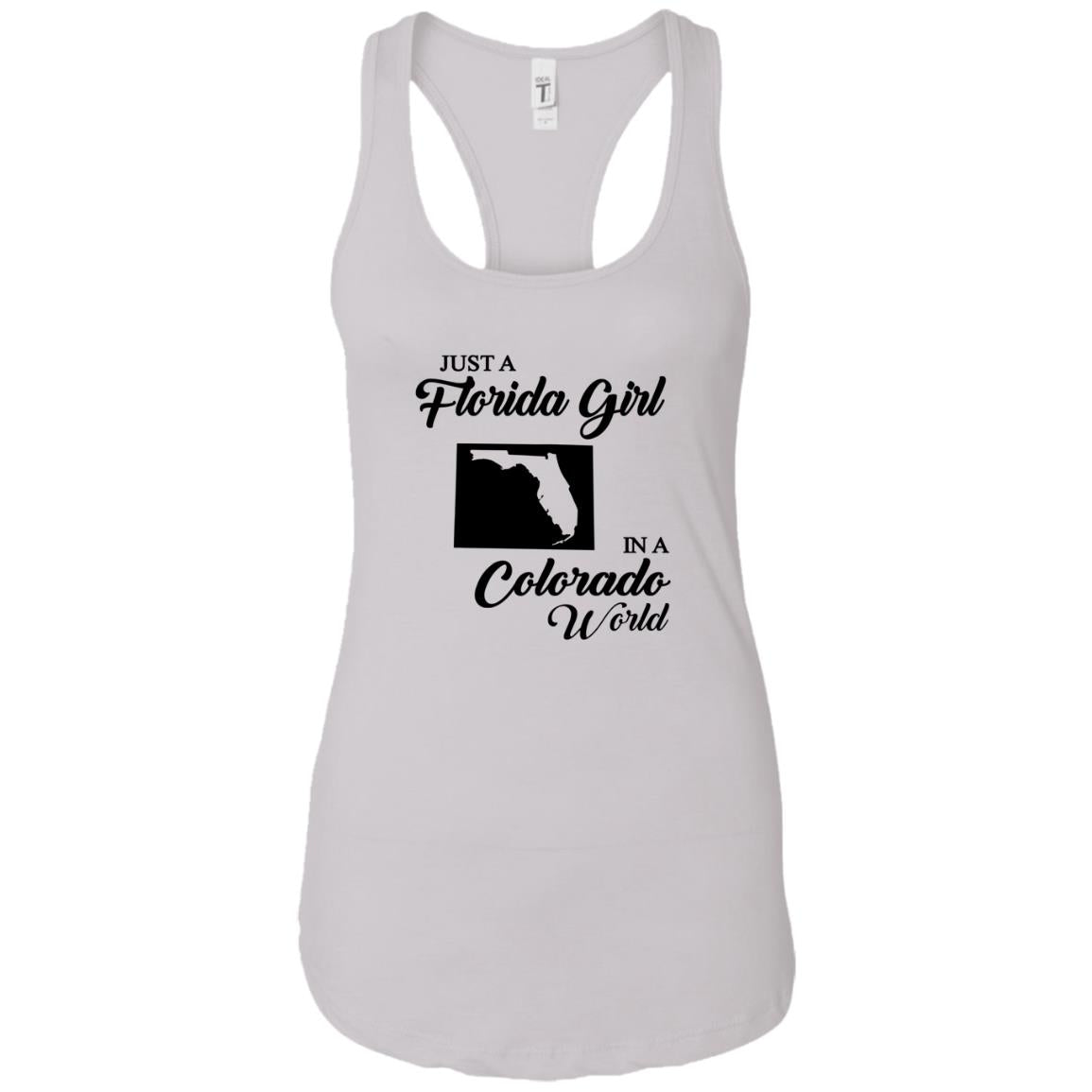 Just A Florida Girl In A Colorado World T-Shirt - T-Shirt Teezalo
