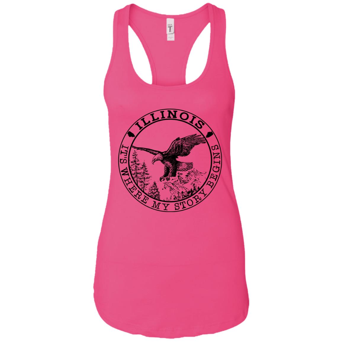 Illinois It's Where My Story Begins Hoodie - Hoodie Teezalo