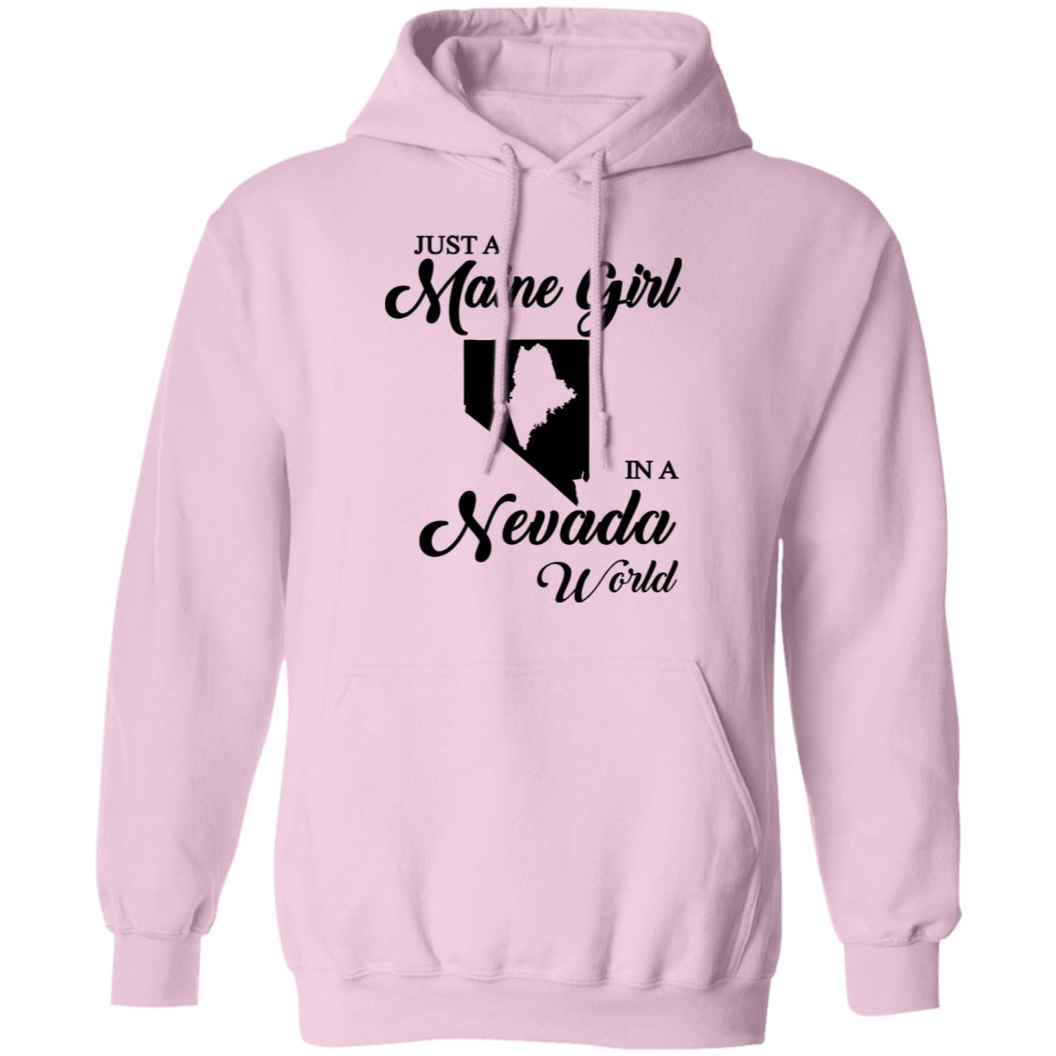 Just A Maine Girl In A Nevada World T-Shirt - T-shirt Teezalo