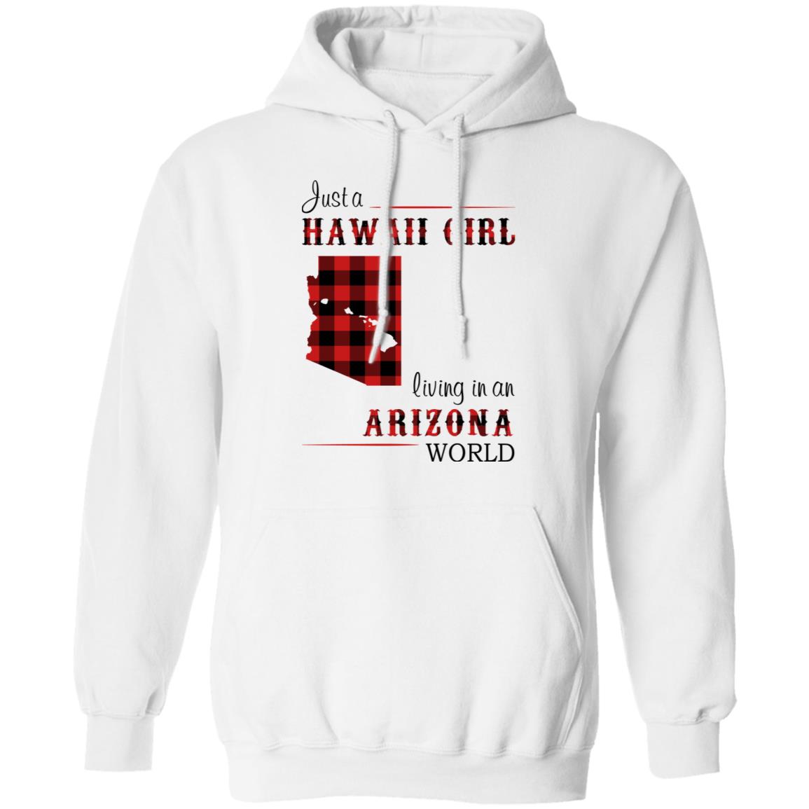 Just A Hawaii Girl Living In An Arizona World T-shirt - T-shirt Teezalo