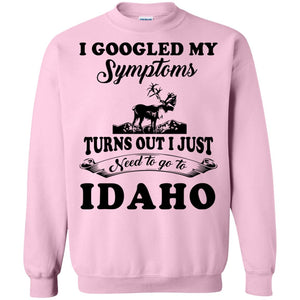I  Just  Need To Go To Idaho Hoodie - Hoodie Teezalo