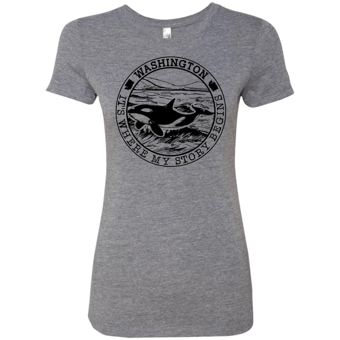 Washington It's Where My Story Begins Hoodie - Hoodie Teezalo