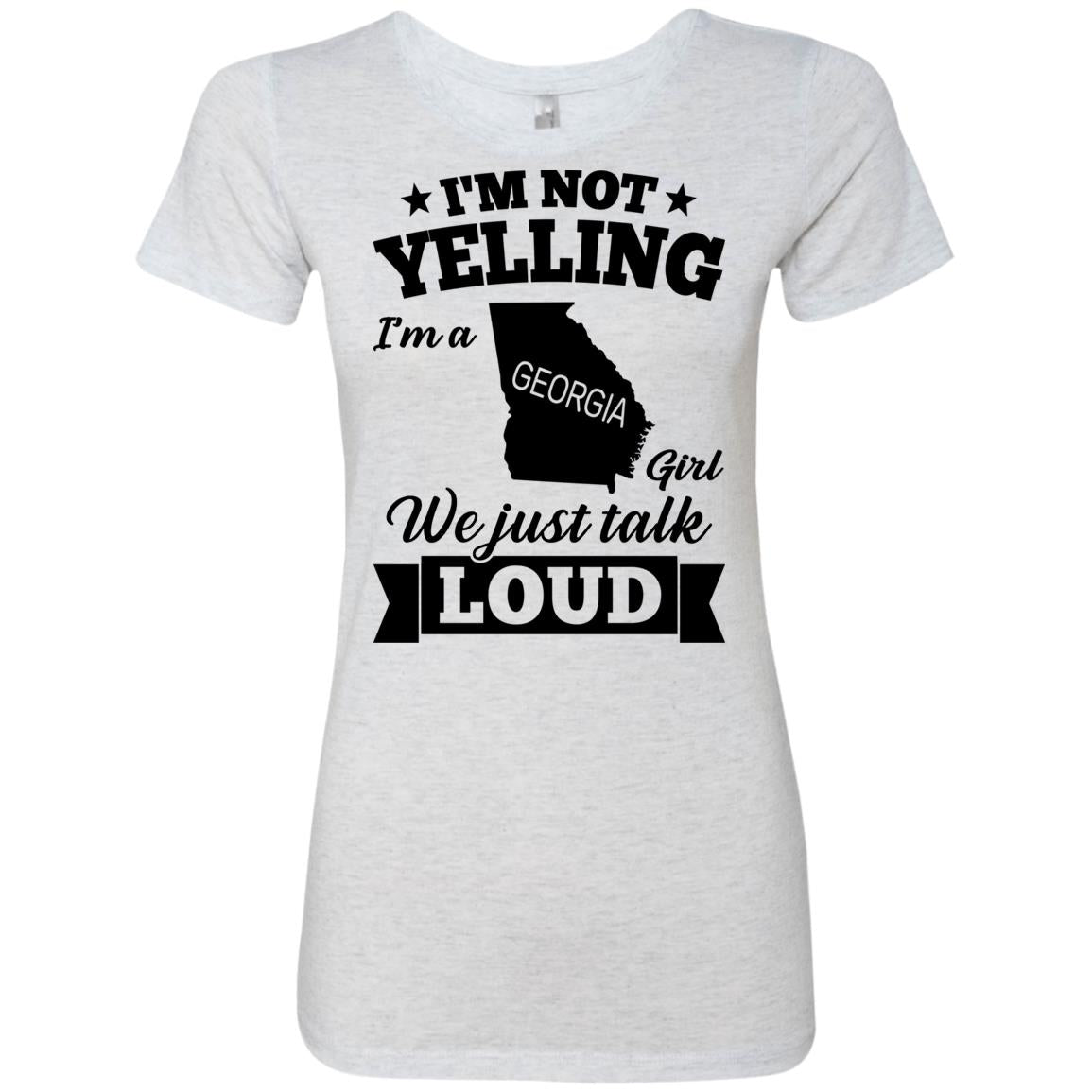 I'm Not Yelling I'm A Georgia Girl Hoodie - Hoodie Teezalo