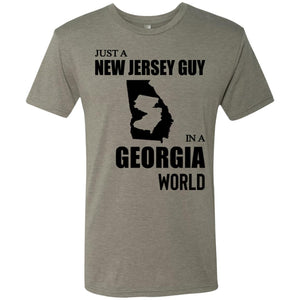 Just A New Jersey Guy In A Georgia World T-Shirt - T-shirt Teezalo
