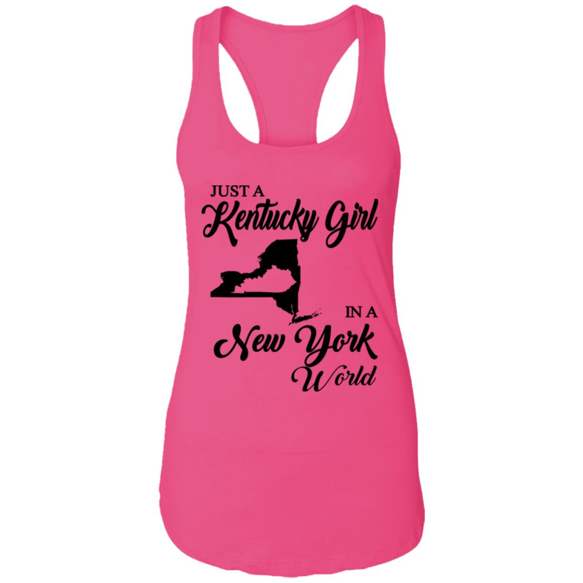 Just A Kentucky Girl In A New York World T-Shirt - T-shirt Teezalo
