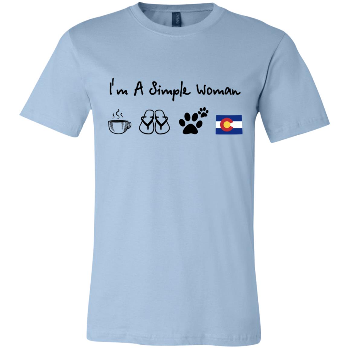 Colorado I'm A Simple Woman Coffee Hoodie - Hoodie Teezalo