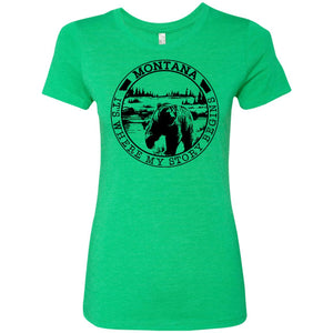 Montana It's Where My Story Begins T-Shirt - T-shirt Teezalo