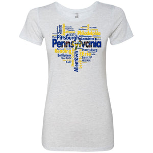 Pennsylvania City Heart T-Shirt - T-shirt Teezalo