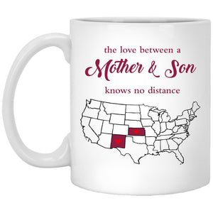 Kansas New Mexico The Love Between Mother And Son Mug - Mug Teezalo