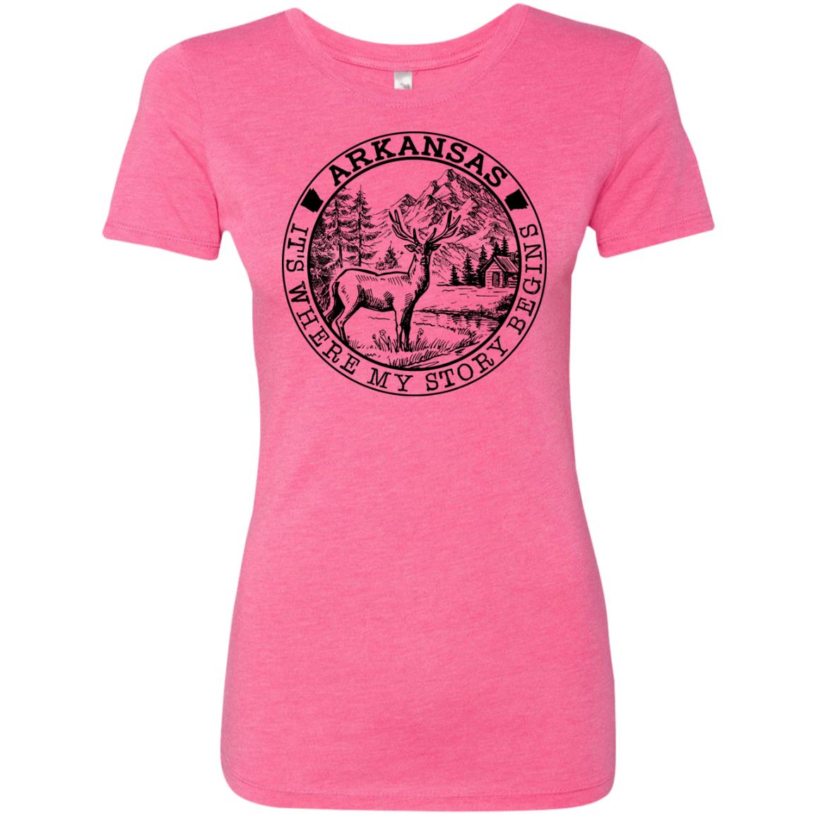 Arkansas It's Where My Story Begins Hoodie - Hoodie Teezalo