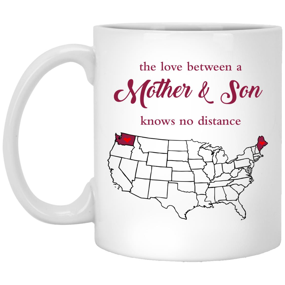 Maine Washington The Love Between Mother And Son Mug - Mug Teezalo