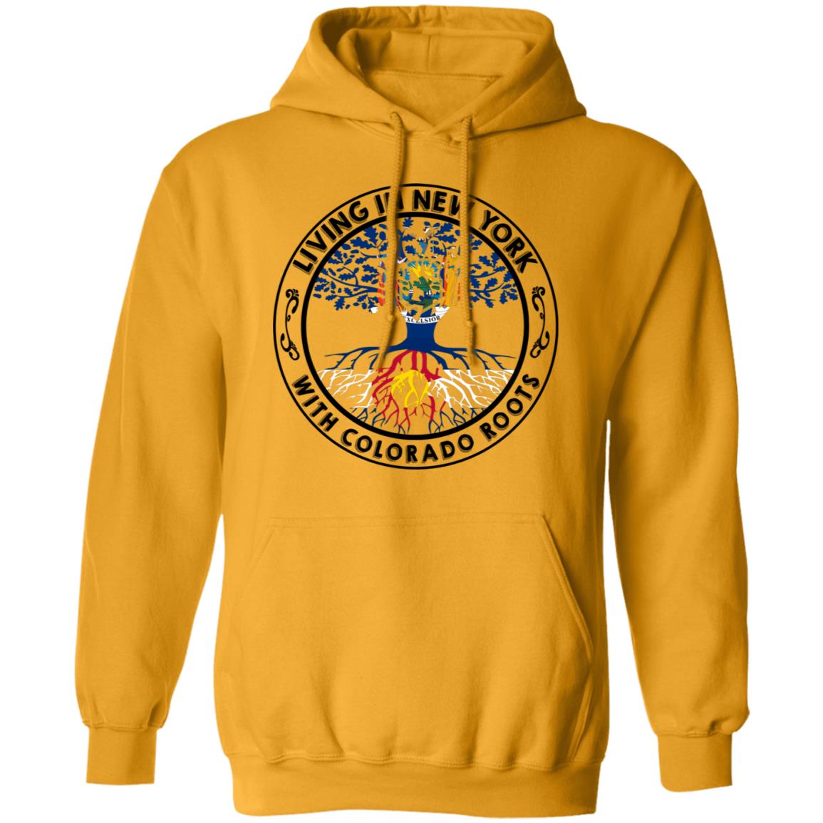 Living In New York With Colorado Roots Hoodie - Hoodie Teezalo