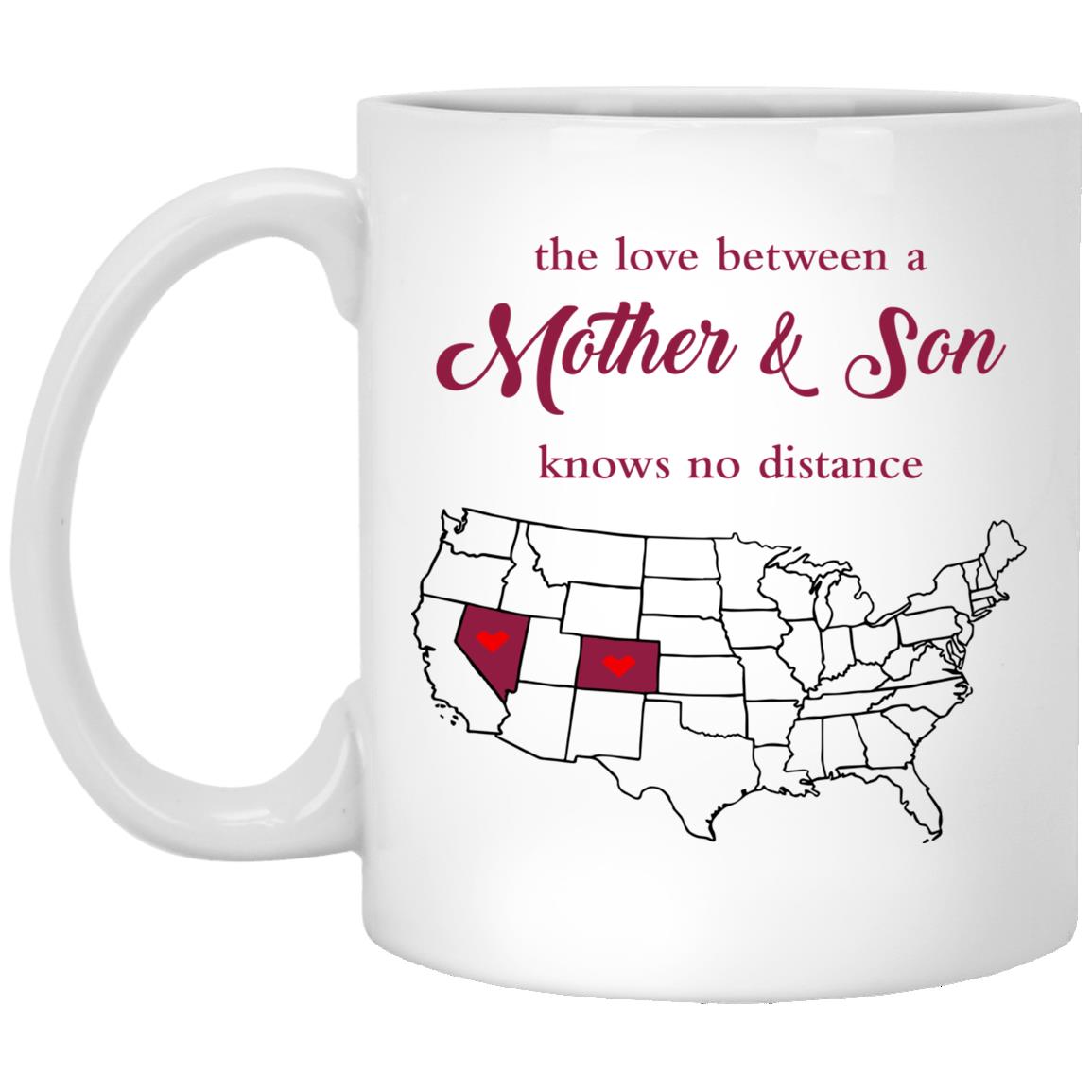 Colorado Nevada The Love Between Mother And Son Mug - Mug Teezalo