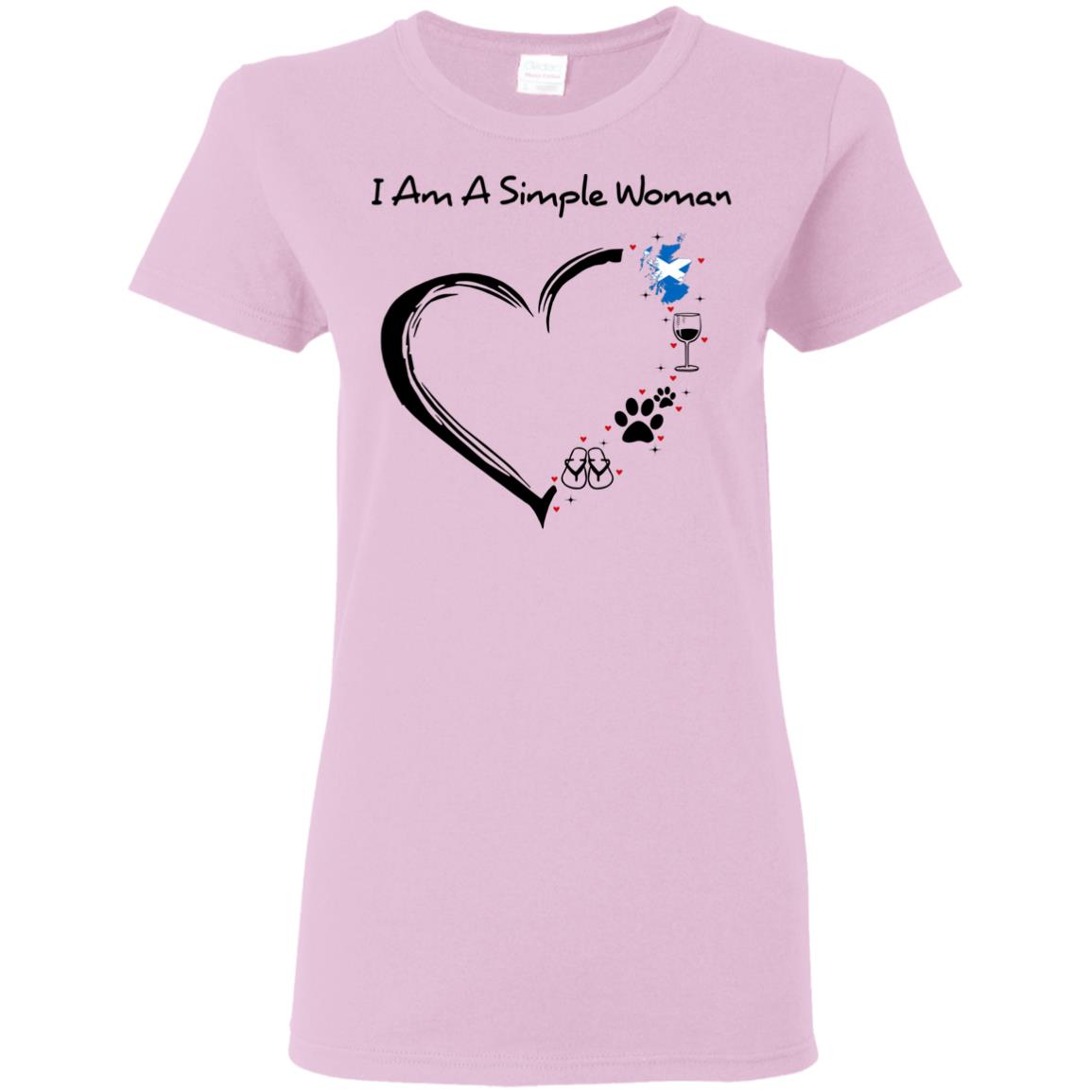 Scotland I Am A Simple Woman Hoodie - Hoodie Teezalo