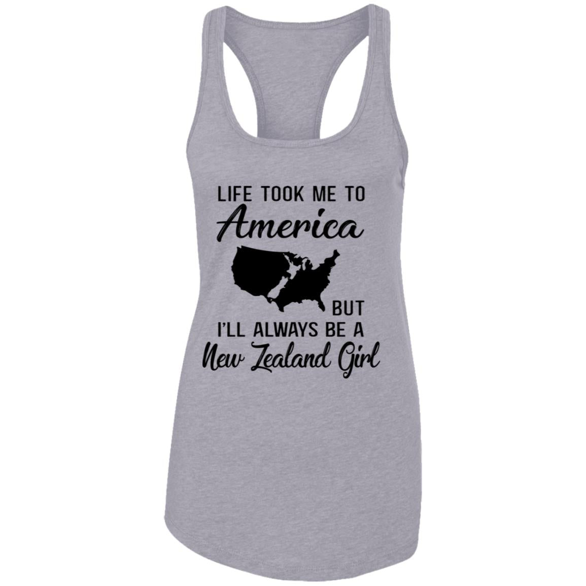 Life Took To America Always Be A New Zealand Girl T-Shirt - T-shirt Teezalo