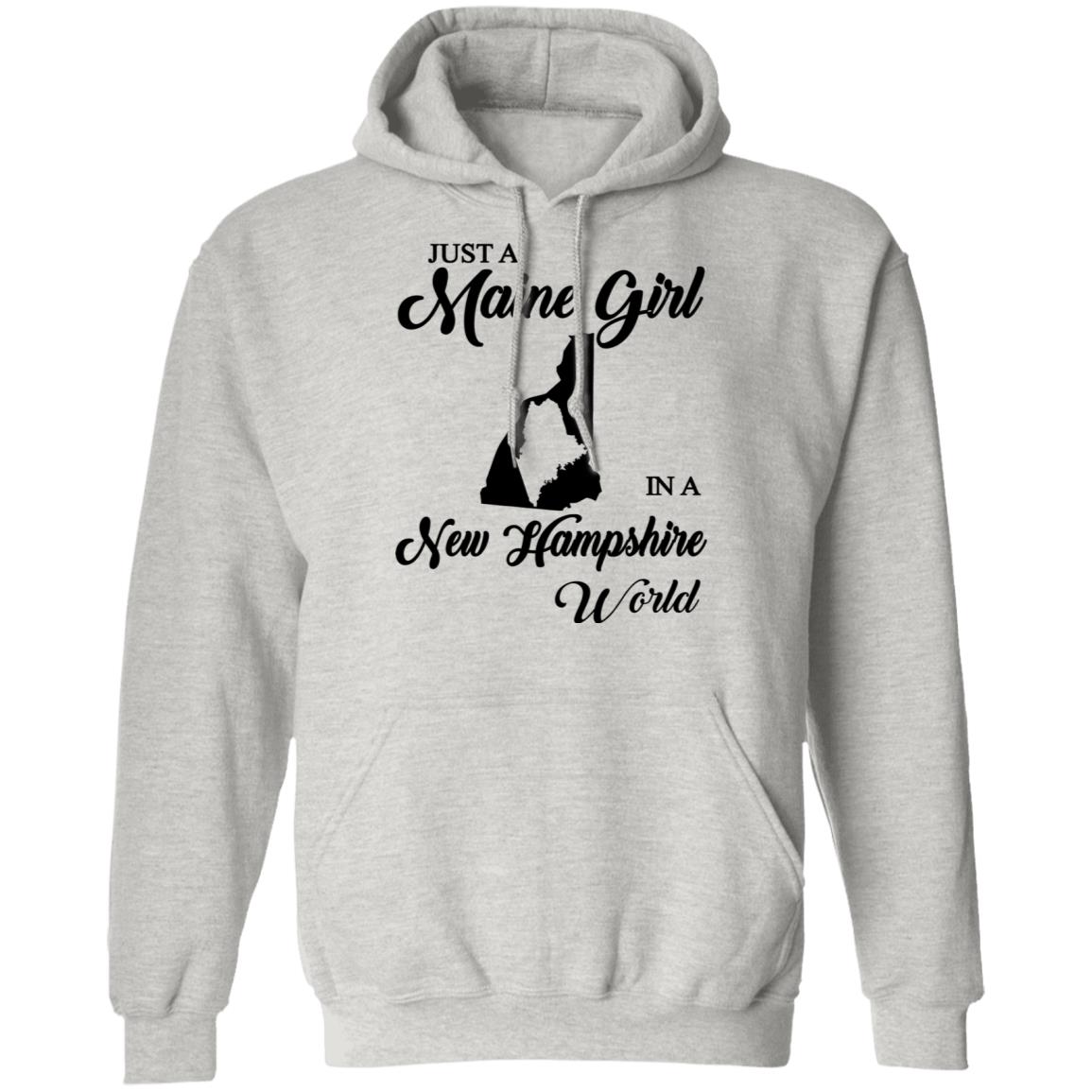 Just A Maine Girl In A New Hampshire World T-Shirt - T-shirt Teezalo