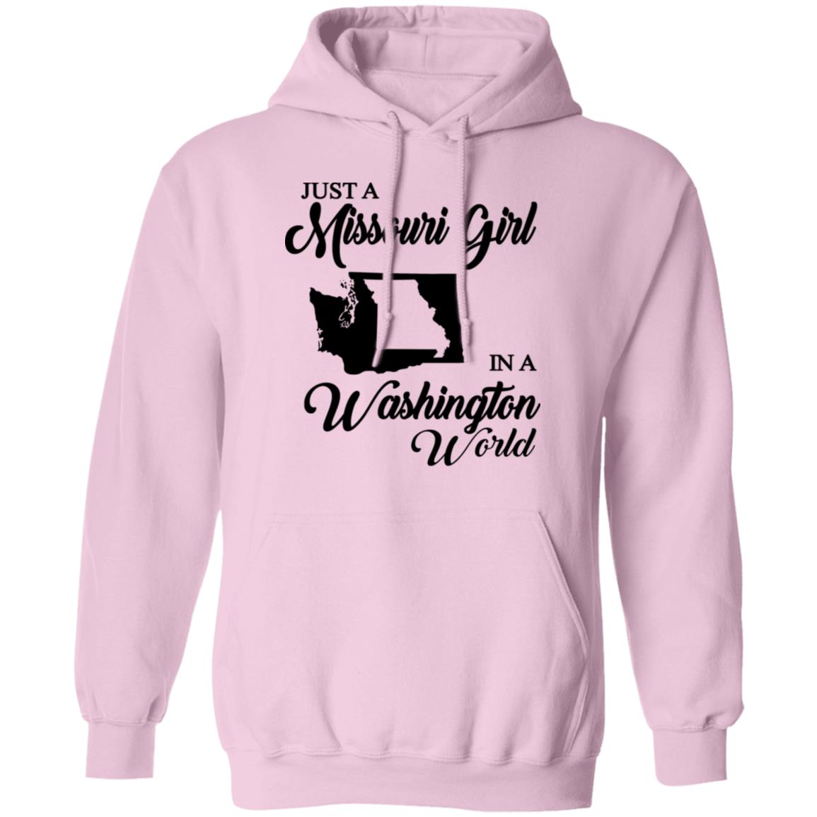 Just A Missouri Girl In A Washington World T-Shirt - T-shirt Teezalo