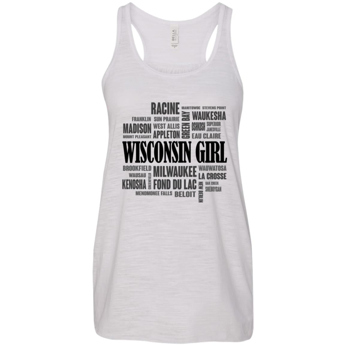 Wisconsin Girl And Cities Funny T-shirt - T-shirt Teezalo