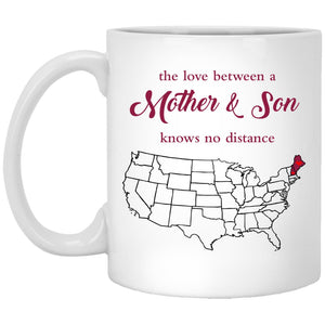 Maine New Hamshire The Love Between Mother And Son Mug - Mug Teezalo