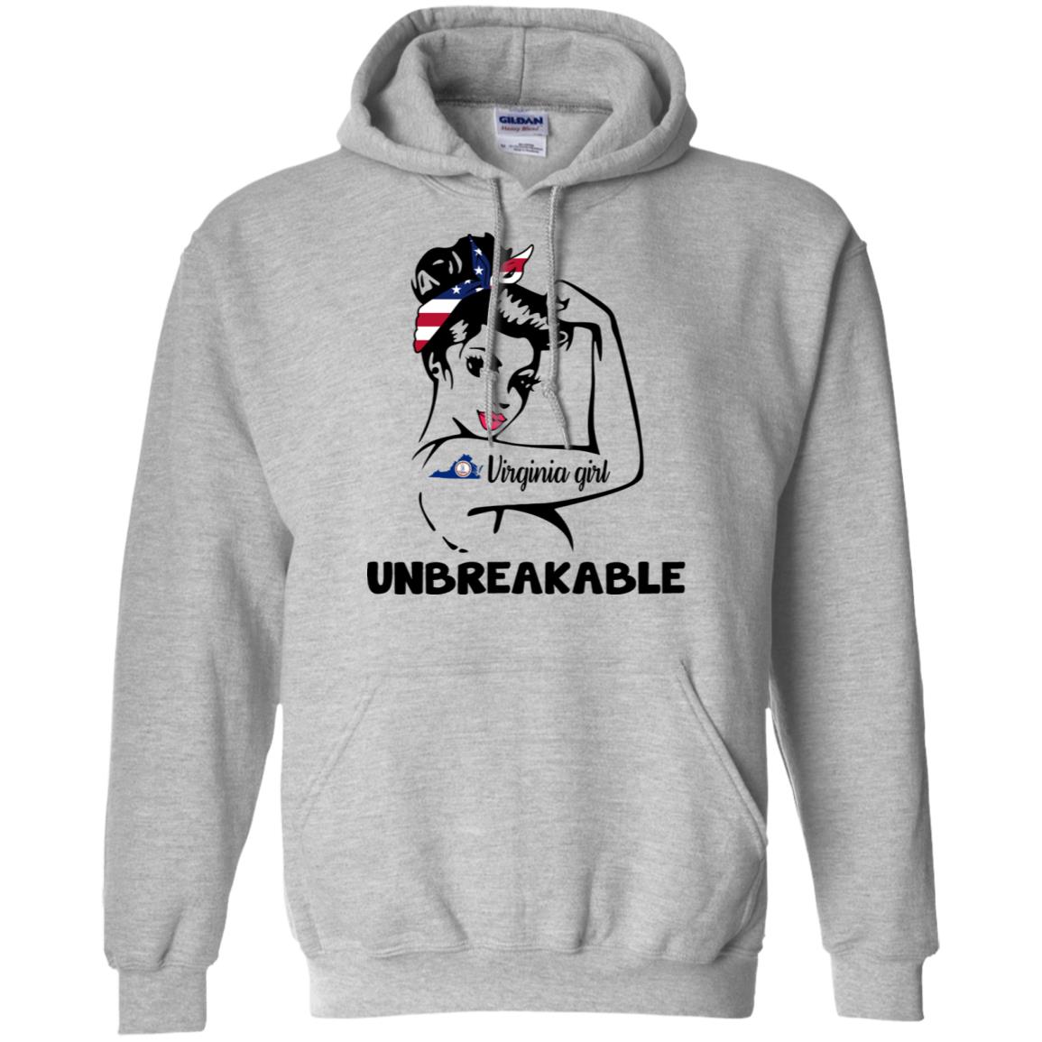 Virginia Girl Unbreakable T-Shirt - T-shirt Teezalo