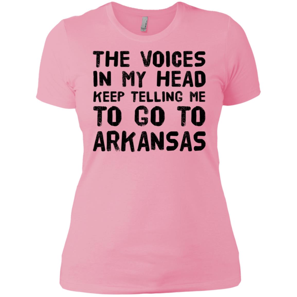 The Voices In My Head Telling Go To Arkansas T-Shirt - T-shirt Teezalo