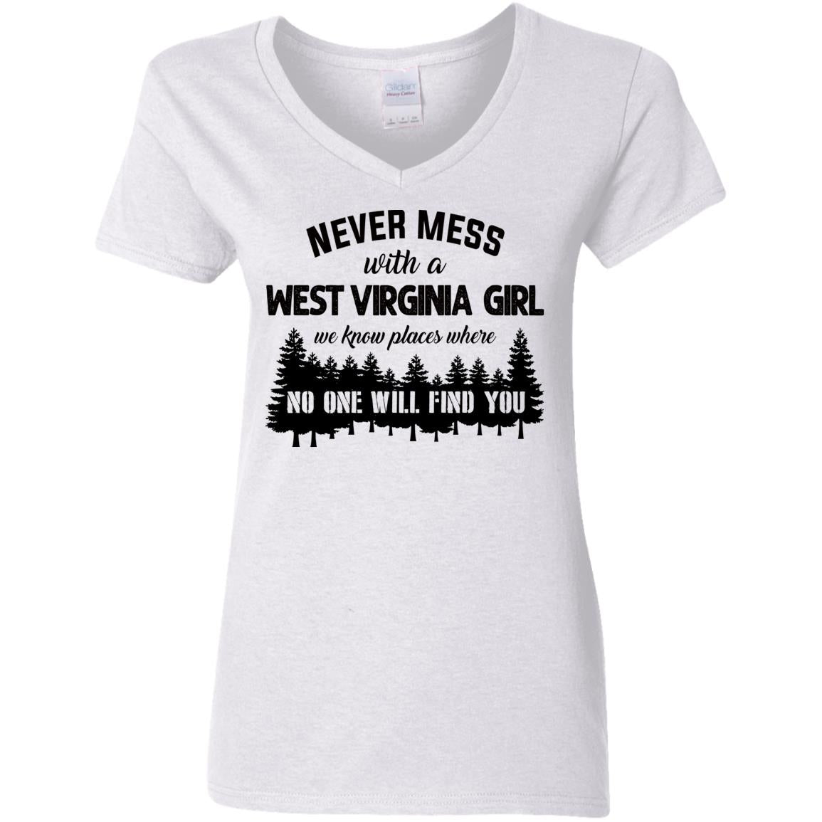Never Mess With A West Virginia Girl Hoodie - Hoodie Teezalo