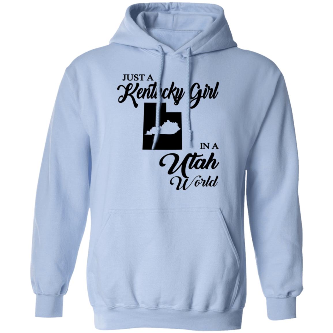 Just A Kentucky Girl In A Utah World T-Shirt - T-shirt Teezalo