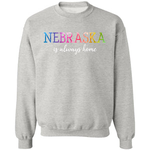 Nebraska Is Always Home T-Shirt - T-shirt Teezalo