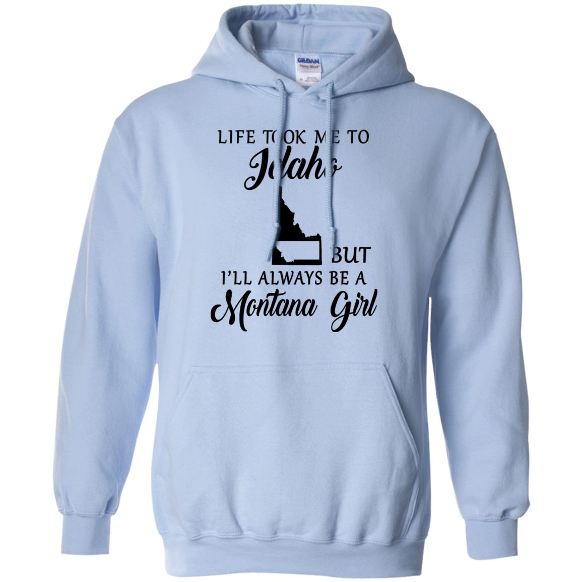Montana Girl Life Took Me To Idaho T-Shirt - T-shirt Teezalo