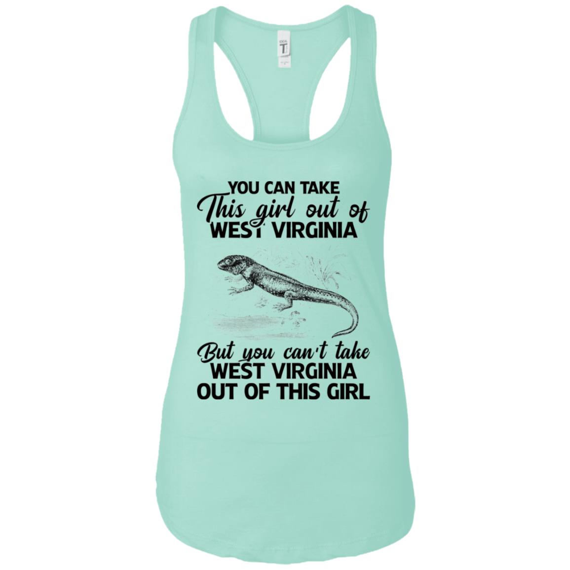 You Can't Take West Virginia Out Of This Girl T Shirt - T-shirt Teezalo