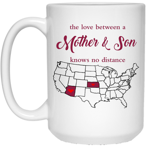 Kansas Arizona The Love Between Mother And Daughter Mug - Mug Teezalo