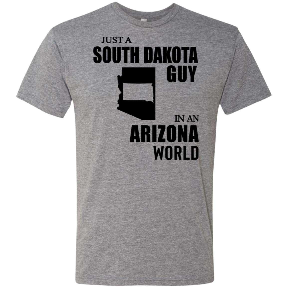 Just A South Dakota Guy In An Arizona World Hoodie - Hoodie Teezalo