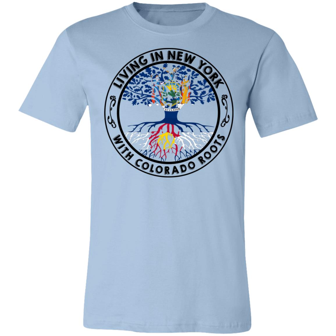 Living In New York With Colorado Roots Hoodie - Hoodie Teezalo