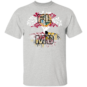 Live In Florida With Maryland Roots T-Shirt - T-shirt Teezalo