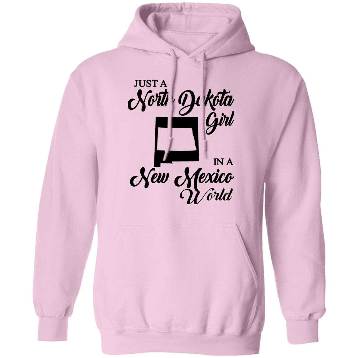 Just A North Dakota Girl In A New Mexico World T Shirt - T-shirt Teezalo