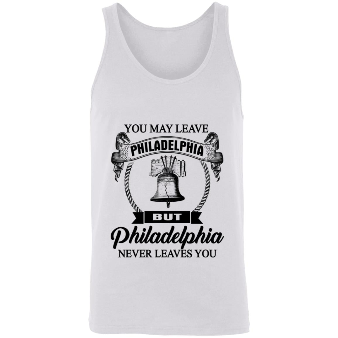 Philadelphia Never Leaves You T-Shirt - T-shirt Teezalo