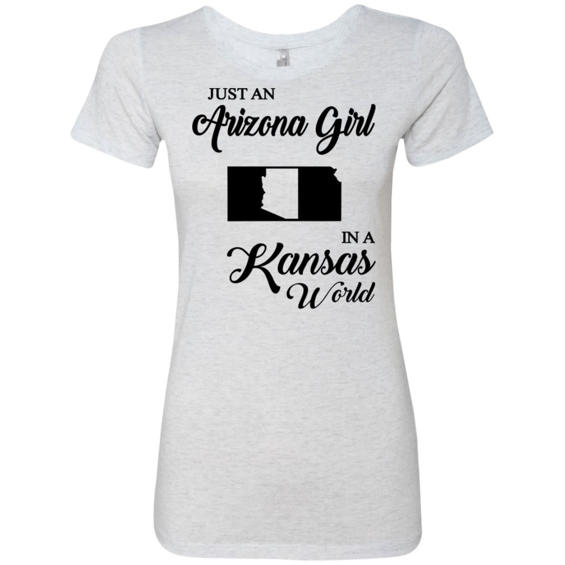 Just An Arizona Girl In A Kansas World T-Shirt - Hoodie Teezalo