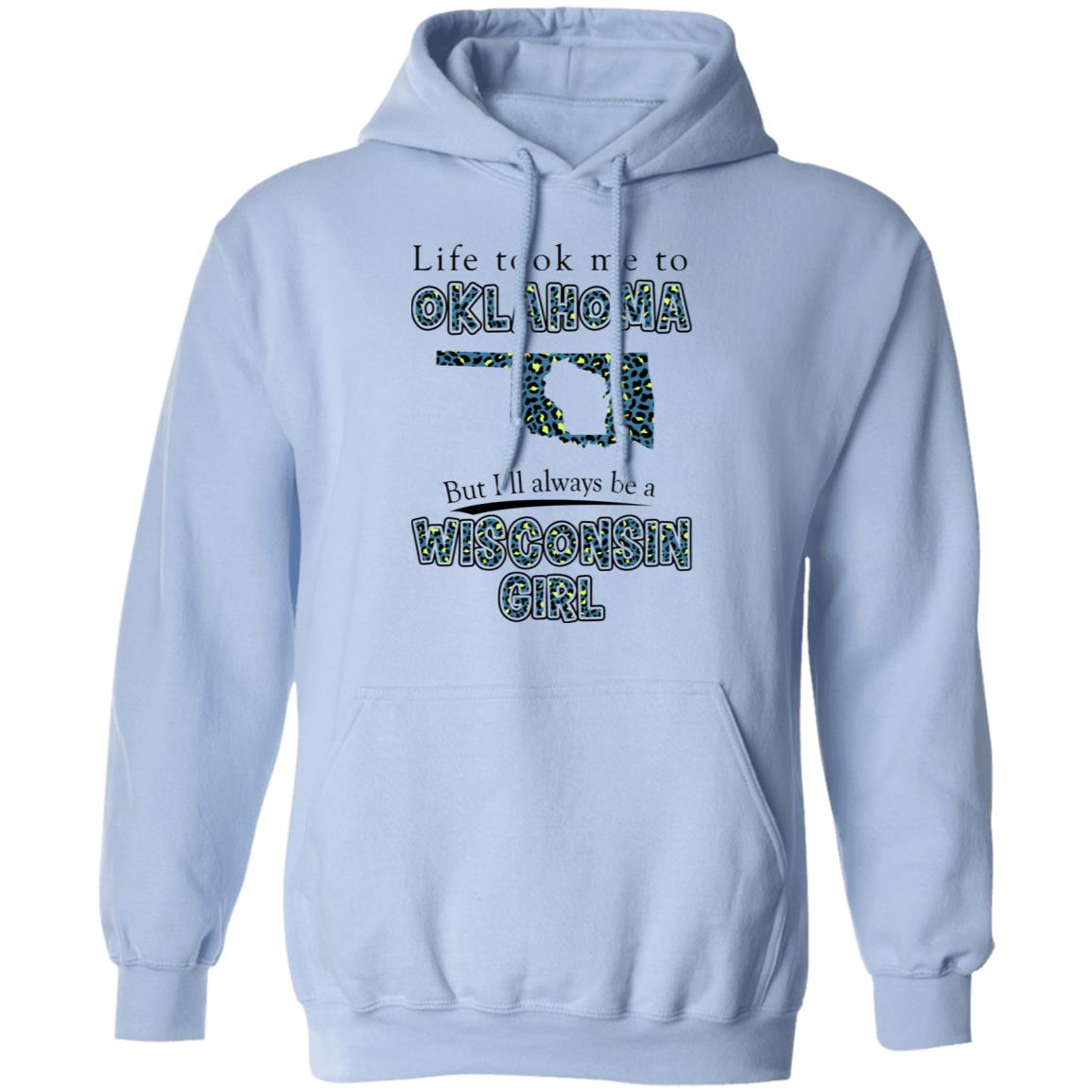 Wisconsin Girl Life Took Me To Oklahoma T-Shirt - T-shirt Teezalo